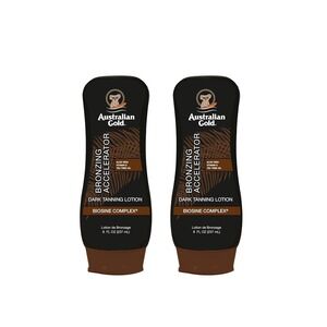 Australian Gold Dark Tanning Lotion With Bronzing Accelerator, Aloe Vera and Te
